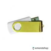 Olmecs Promotional GOLD Swivel USB Flash Drives 32GB (12 Pc Pack)